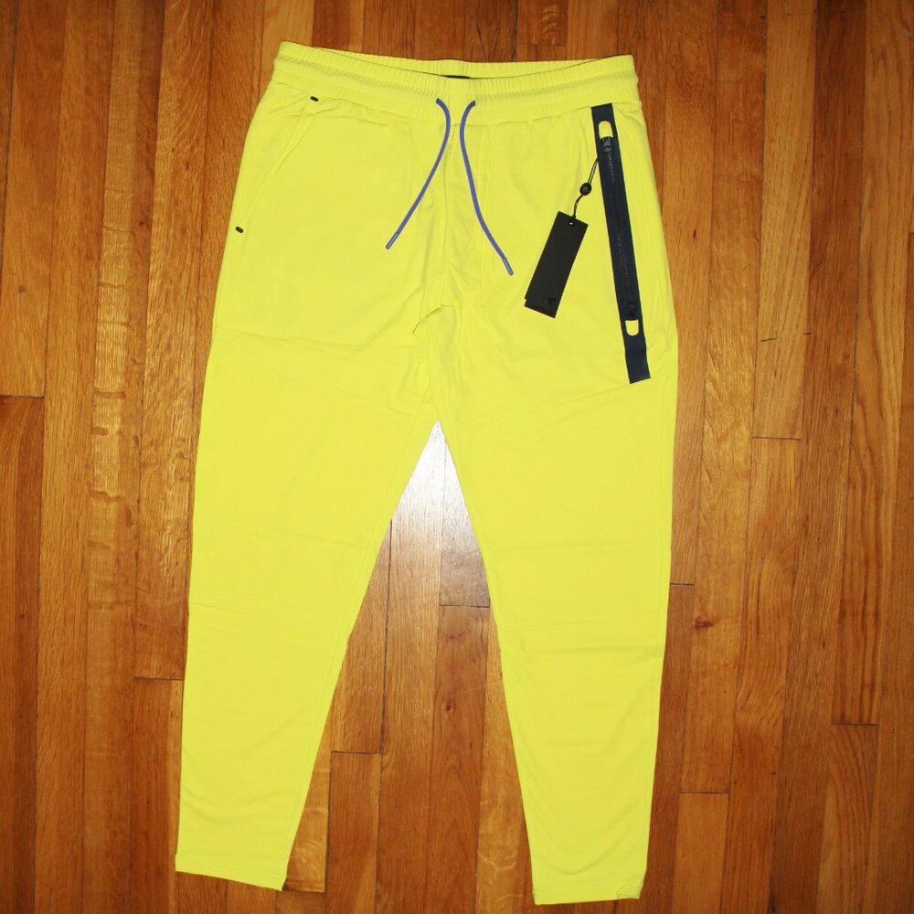 Greyson Sequoia Jogger Pants Mens M L Radium Yellow - Picture 2 of 6
